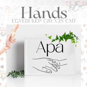 Hands - Egyedi kép (20x25 cm) - otthon & életmód - babaszoba, gyerekszoba - babaszoba kép - Meska.hu