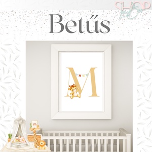 Betűs - egyedi poszter (fiús) - otthon & életmód - babaszoba, gyerekszoba - babaszoba kép - Meska.hu