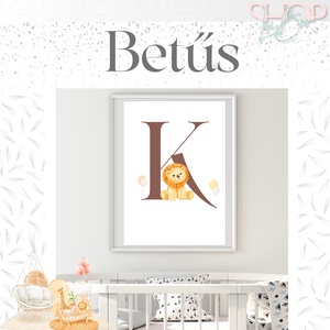 Betűs - egyedi poszter (fiús) - otthon & életmód - babaszoba, gyerekszoba - babaszoba kép - Meska.hu