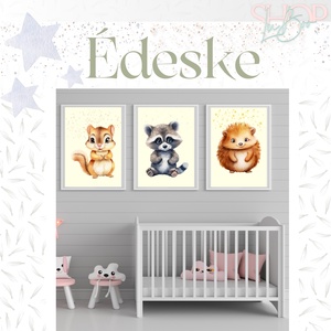 Édeske poszter (3 darabos), Otthon & Életmód, Babaszoba, gyerekszoba, Babaszoba kép, Mindenmás, MESKA