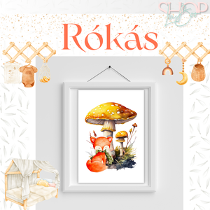 Rókás poszter (3 darabos) - otthon & életmód - babaszoba, gyerekszoba - babaszoba kép - Meska.hu