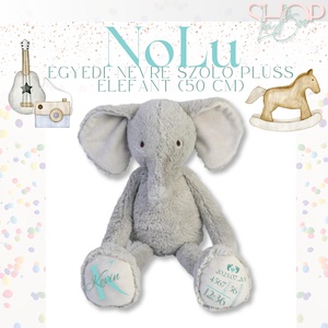 NoLu - Emlékőr plüss elefánt (50 cm) - játék & sport - plüssállat & játékfigura - elefánt - Meska.hu