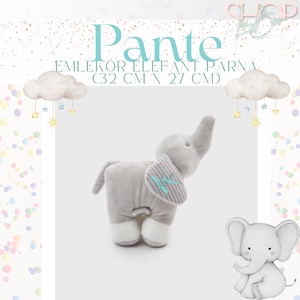 Pante - Emlékőr elefánt párna (32 cm x 27 cm) - játék & sport - plüssállat & játékfigura - elefánt - Meska.hu