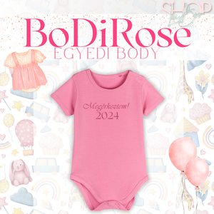 BoDiRose - Egyedi feliratú baba body - játék & sport - baba & babaház - babaruha, babakellék - Meska.hu