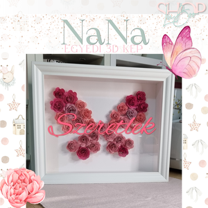 NaNa - Egyedi 3D kép (20x25 cm) - otthon & életmód - babaszoba, gyerekszoba - babaszoba kép - Meska.hu