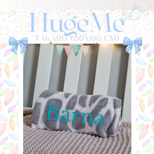 HugeMe - névre szóló takaró (80x100 cm) - otthon & életmód - babaszoba, gyerekszoba - babaszoba dekoráció - Meska.hu