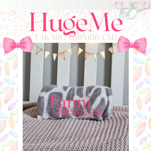 HugeMe - névre szóló takaró (80x100 cm) - otthon & életmód - babaszoba, gyerekszoba - babaszoba dekoráció - Meska.hu