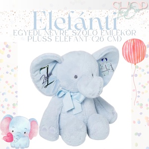 Elefánti - Emlékőr plüss elefánt (26 cm), Játék & Sport, Plüssállat & Játékfigura, Elefánt, Mindenmás, MESKA