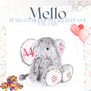 Mello - Zenélő emlékr plüss elefánt (35 cm) - játék & sport - plüssállat & játékfigura - elefánt - Meska.hu