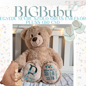 BIGBubu - Óriás plüss emlékőr maci (80 cm), Játék & Sport, Plüssállat & Játékfigura, Maci, Mindenmás, MESKA