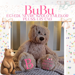 Bubu - Emlékőr plüss maci (45 cm), Játék & Sport, Plüssállat & Játékfigura, Maci, Mindenmás, MESKA