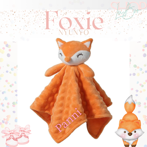 Foxie névre szóló róka nyúnyó (35 cm) - játék & sport - plüssállat & játékfigura - róka - Meska.hu