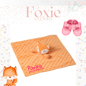 Foxie névre szóló róka nyúnyó (35 cm) - játék & sport - plüssállat & játékfigura - róka - Meska.hu