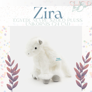 ZiRa - Egyedi, névre szóló plüss paci (24 cm) - Meska.hu