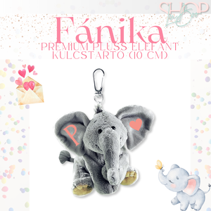 Fánika - Prémium plüss emlékőr elefánt kulcstartó (10 cm), Játék & Sport, Plüssállat & Játékfigura, Elefánt, Mindenmás, MESKA