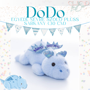 DoDo - Emlékőr plüss sárkány (20x40 cm), Játék & Sport, Plüssállat & Játékfigura, Plüss sárkány, Mindenmás, MESKA