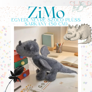ZiMo - Egyedi, névre szóló plüss sárkány (50 cm) - játék & sport - plüssállat & játékfigura - plüss sárkány - Meska.hu