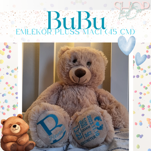 Bubu - Emlékőr plüss maci (45 cm) - játék & sport - plüssállat & játékfigura - maci - Meska.hu