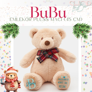 Bubu - Karácsonyi emlékőr plüss maci (45 cm), Játék & Sport, Plüssállat & Játékfigura, Maci, Mindenmás, MESKA