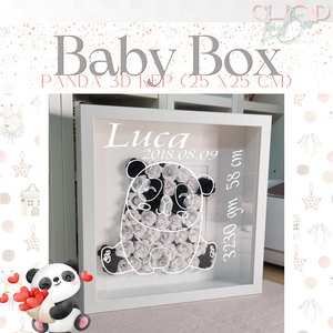 Baby Box - Panda 3D kép (25 x25 cm), Otthon & Életmód, Dekoráció, Kép & Falikép, 3d képek, Mindenmás, MESKA