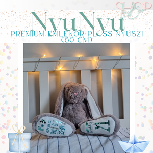 NyuNyu - Óriás prémium plüss emlékőr nyuszi (60 cm), Játék & Sport, Plüssállat & Játékfigura, Nyuszi, Mindenmás, MESKA