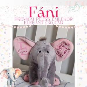 Fáni - Prémium plüss emlékőr elefánt (30 cm), Játék & Sport, Plüssállat & Játékfigura, Elefánt, Mindenmás, MESKA