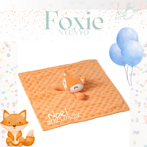 Foxie névre szóló róka nyúnyó (35 cm) - játék & sport - plüssállat & játékfigura - róka - Meska.hu