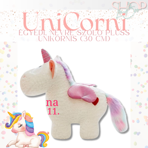  UniCorni - Emlékőr plüss unikornis (30 cm) - játék & sport - plüssállat & játékfigura - unikornis - Meska.hu