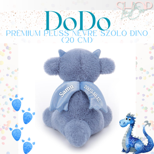 DoDo - Emlékőr plüss sárkány (20 cm) - játék & sport - plüssállat & játékfigura - plüss sárkány - Meska.hu