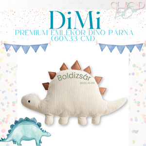 DiMi -  Prémium emlékőr dino párna (60x33 cm), Játék & Sport, Plüssállat & Játékfigura, Plüss dínók, Mindenmás, MESKA