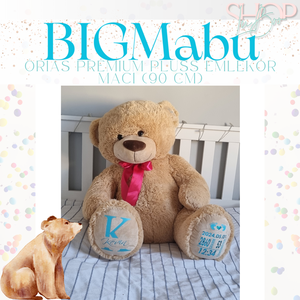 BIGMaBu - Óriás prémium plüss emlékőr maci (110 cm), Játék & Sport, Plüssállat & Játékfigura, Maci, Mindenmás, MESKA