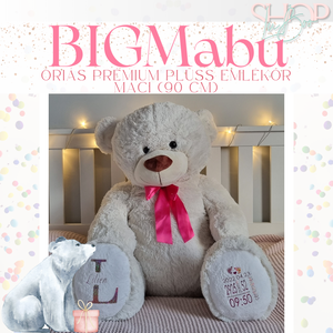 BIGMaBu - Óriás prémium plüss emlékőr maci (110 cm) - játék & sport - plüssállat & játékfigura - maci - Meska.hu