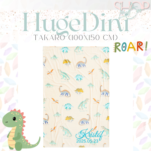 HugeDini - Névre szóló takaró (100X150 cm) - baba - mama - babaágyneműk - babatakaró, gyerek pléd - Meska.hu