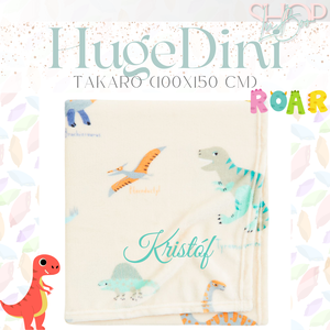 HugeDini - Névre szóló takaró (100X150 cm) - baba - mama - babaágyneműk - babatakaró, gyerek pléd - Meska.hu