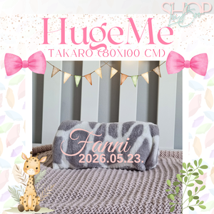 HugeMe - Névre szóló takaró (80x100 cm) - baba - mama - babaágyneműk - babatakaró, gyerek pléd - Meska.hu