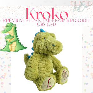 Kroko - Prémium plüss emlékőr krokodil (36 cm) - játék & sport - plüssállat & játékfigura - más figura - Meska.hu