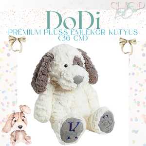 Dodi - Prémium plüss emlékőr kutyus (36 cm), Játék & Sport, Plüssállat & Játékfigura, Kutya, Mindenmás, MESKA