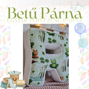 Betű Párna - Egyedi tervezésű párna - otthon & életmód - lakástextil - párna & párnahuzat - forma párna - Meska.hu