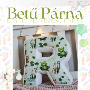 Betű Párna - Egyedi tervezésű párna - otthon & életmód - lakástextil - párna & párnahuzat - forma párna - Meska.hu