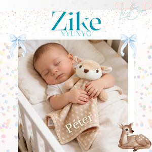 Zike nyúnyó (34 cm) - játék & sport - plüssállat & játékfigura - őzike, szarvas - Meska.hu