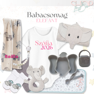 Elefánt Baba Csomag, Baba - mama, Babalátogató ajándékcsomag, Mindenmás, MESKA
