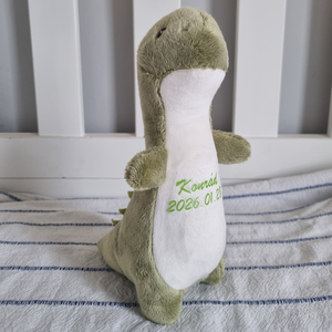 Dru - Névre szóló plüss dinoszaurusz (20 cm) - baba - mama - babaemlékek - baba emlékőrző - Meska.hu
