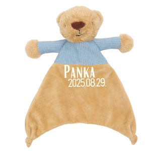 BearBy névre szóló maci nyúnyó (30 cm) - baba - mama - baba játékok - szundikendő, alvóka - Meska.hu