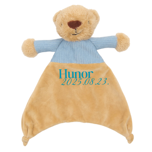 BearBy névre szóló maci nyúnyó (30 cm) - baba - mama - baba játékok - szundikendő, alvóka - Meska.hu