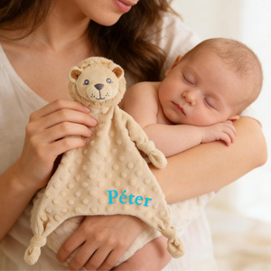 Lion névre szóló oroszlán nyúnyó (24 cm) - Meska.hu