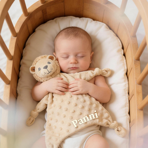 Lion névre szóló oroszlán nyúnyó (24 cm) - baba - mama - baba játékok - szundikendő, alvóka - Meska.hu