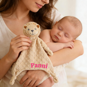 Lion névre szóló oroszlán nyúnyó (24 cm) - baba - mama - baba játékok - szundikendő, alvóka - Meska.hu