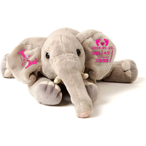 HaPo - Hasaló plüss elefánt emlékőr (27 cm) - baba - mama - babaemlékek - baba emlékőrző - Meska.hu