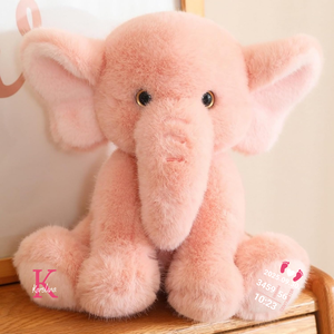 RoseFán - Egyedi rózsaszín plüss emlékőr elefánt (35 cm) - baba - mama - babaemlékek - baba emlékőrző - Meska.hu