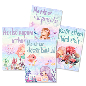 Mérföldkő kártyák - Sellős (11x15 cm) - baba - mama - babafotózás - baba mérföldkő kártyák - Meska.hu